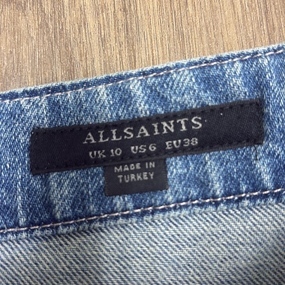 All Saints Denim Skirt - Picture 4 of 5